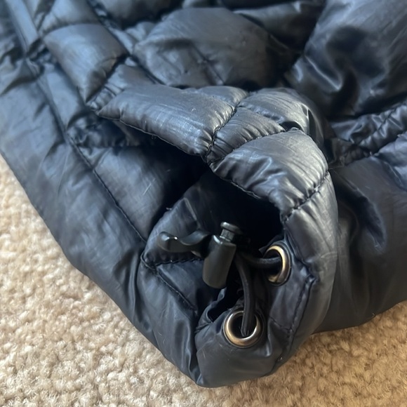 Vintage MEC Down Filled 3/4 Zip Puffer Jacket - Black Winter Down Coat - Picture 16 of 16